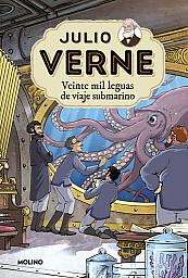 Libro Veinte mil leguas de viaje Submarino, de Julio Verne